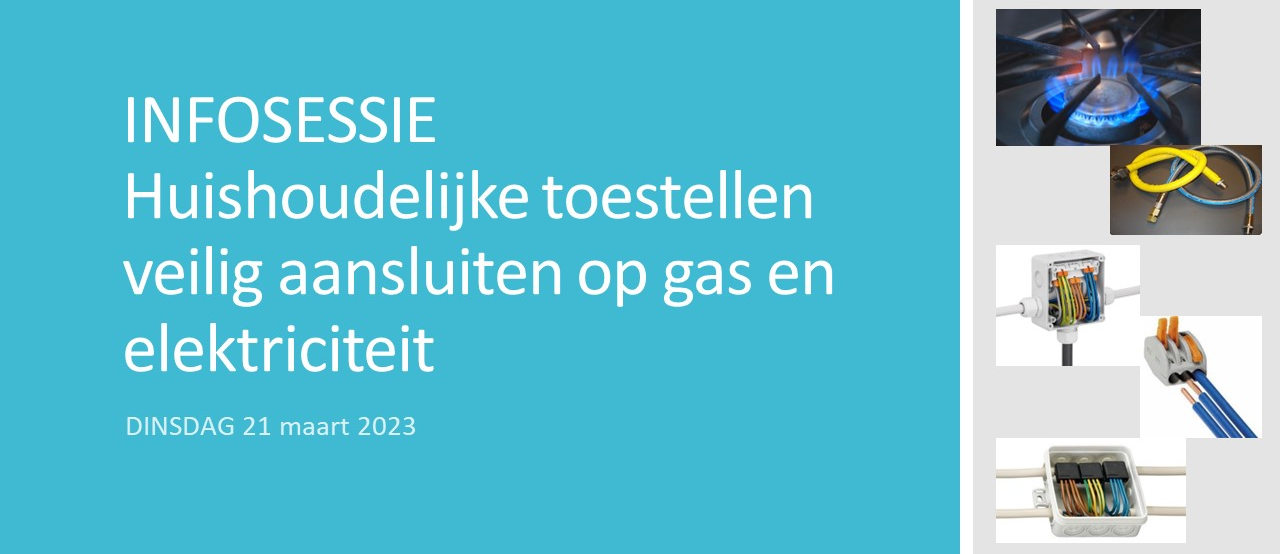Huishoudelijke toestellen aansluiten op gas en elektriciteit