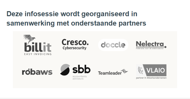 Banner partners E-facturatie 
